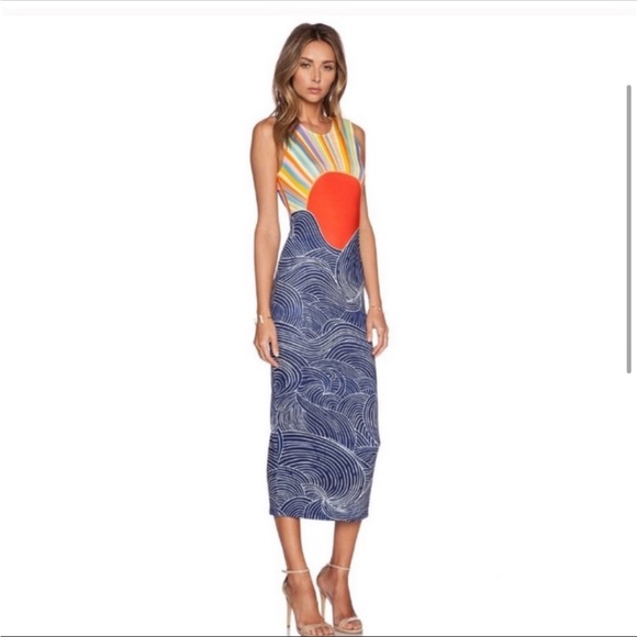 Mara Hoffman Iconic Misun Rising Sun Maxi Dress - Picture 3 of 12